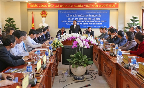 Quang cảnh lễ ký kết Quang cảnh lễ ký kết