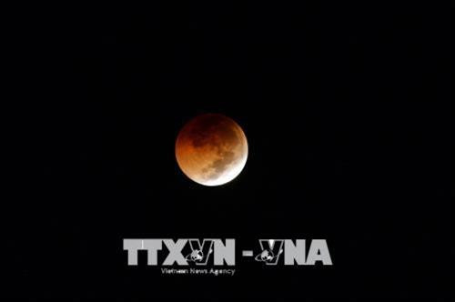 Nguyệt thực toàn phần được quan sát tại Amman, Jordan đêm 27/7. Ảnh: THX/ TTXVN Nguyệt thực toàn phần được quan sát từ Nam Tangerang, Indonesia đêm 27/7. Ảnh: THX/ TTXVN Nguyệt thực toàn phần được quan sát tại Amman, Jordan đêm 27/7. Ảnh: THX/ TTXVN Nguyệt thực toàn phần được quan sát từ Nam Tangerang, Indonesia đêm 27/7. Ảnh: THX/ TTXVN