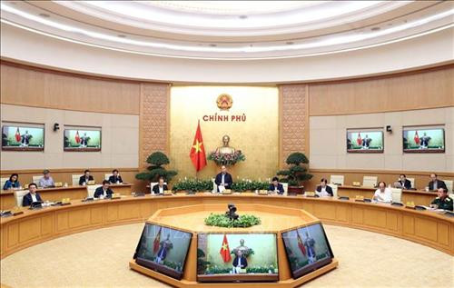 Thường trực Chính phủ họp với BCĐ Quốc gia phòng, chống dịch COVID–19. Ảnh: Thống Nhất – TTXVN Thường trực Chính phủ họp với BCĐ Quốc gia phòng, chống dịch COVID–19. Ảnh: Thống Nhất – TTXVN