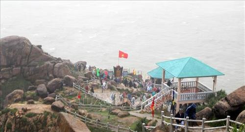 Lễ chào cờ đầu năm 2019 ở điểm cực Đông trên đất liền của Tổ quốc ảnh 5 Lễ chào cờ đầu năm 2019 ở điểm cực Đông trên đất liền của Tổ quốc ảnh 5