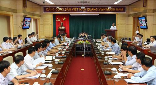 Toàn cảnh cuộc họp trực tuyến. Ảnh: Thành Đạt – TTXVN Toàn cảnh cuộc họp trực tuyến. Ảnh: Thành Đạt – TTXVN