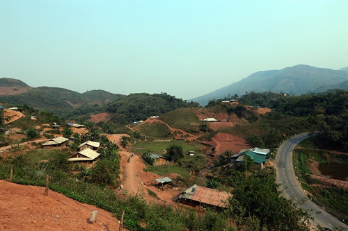 Một góc bản Huổi Ban, xã Mường Nhé, huyện Mường Nhé