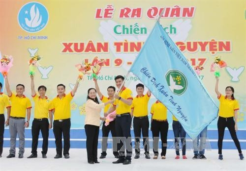 Ra quân Chiến dịch “Xuân tình nguyện” lần thứ 9. Ảnh: An Hiếu - TTXVN Ra quân Chiến dịch “Xuân tình nguyện” lần thứ 9. Ảnh: An Hiếu - TTXVN
