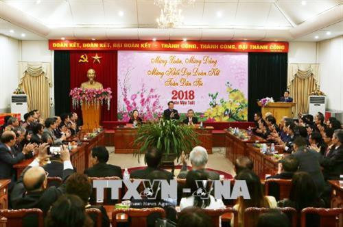 Toàn cảnh buổi tiếp. Ảnh: Nguyễn Dân -TTXVN. Toàn cảnh buổi tiếp. Ảnh: Nguyễn Dân -TTXVN.