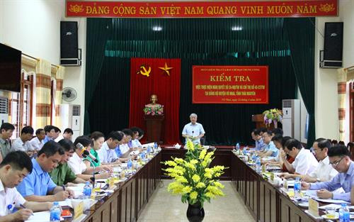 Đồng chí Đỗ Văn Chiến phát biểu tại buổi làm việc. Ảnh: thainguyen.gov.vn Đồng chí Đỗ Văn Chiến phát biểu tại buổi làm việc. Ảnh: thainguyen.gov.vn