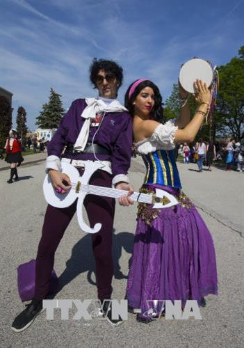 Các bạn trẻ tham dự lễ hội hóa trang Anime 2018 ở Toronto. THX/ TTXVN