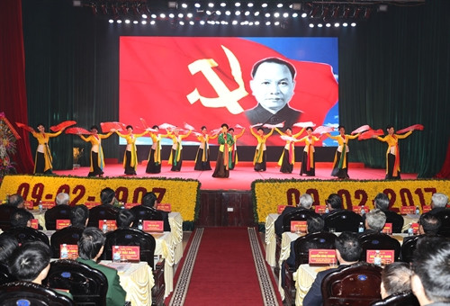 Chương trình nghệ thuật chào mừng Lễ kỷ niệm. Ảnh:Trí Dũng – TTXVN