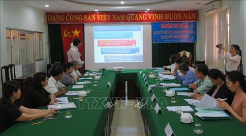 Quang cảnh buổi nghiệm thu. Ảnh: Ánh Tuyết - TTXVN Quang cảnh buổi nghiệm thu. Ảnh: Ánh Tuyết - TTXVN