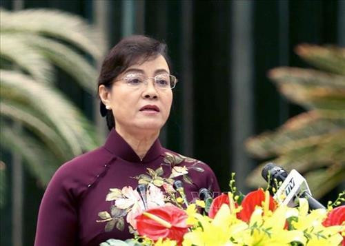 Chủ tịch HĐND Thành phố Hồ Chí Minh Nguyễn Thị Quyết Tâm phát biểu tại kỳ họp. Ảnh: Thu Hoài - TTXVN Chủ tịch HĐND Thành phố Hồ Chí Minh Nguyễn Thị Quyết Tâm phát biểu tại kỳ họp. Ảnh: Thu Hoài - TTXVN
