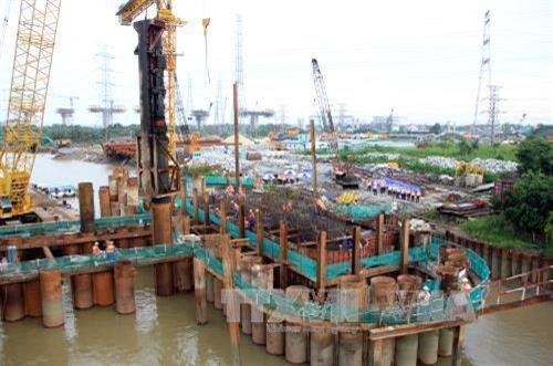 Dự án chống ngập cống Mương Chuối, huyện Nhà Bè, Thành phố Hồ Chí MInh. Ảnh: Hoàng Hải –TTXVN Dự án chống ngập cống Mương Chuối, huyện Nhà Bè, Thành phố Hồ Chí MInh. Ảnh: Hoàng Hải –TTXVN