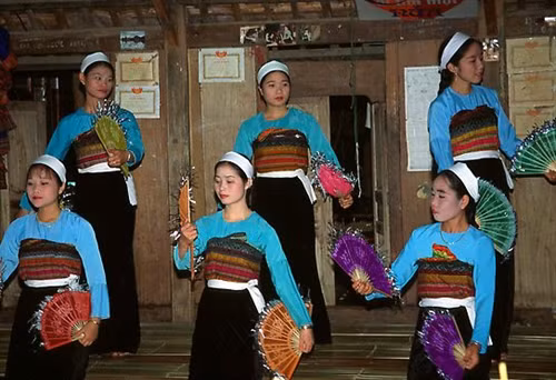 Người Thái ở Mai Châu ăn mặc khác với người Thái vùng Tây Bắc. Người Thái ở Mai Châu ăn mặc khác với người Thái vùng Tây Bắc.