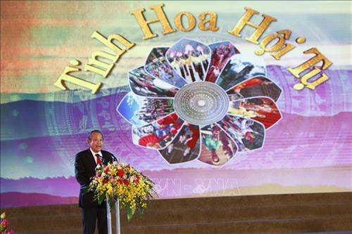 Đồng chí Trương Hòa Bình, Ủy viên Bộ Chính trị, Phó Thủ tướng Thường trực Chính phủ phát biểu tại liên hoan. Ảnh: Nam Sương - TTXVN Đồng chí Trương Hòa Bình, Ủy viên Bộ Chính trị, Phó Thủ tướng Thường trực Chính phủ phát biểu tại liên hoan. Ảnh: Nam Sương - TTXVN