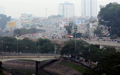 Một đoạn đường vành đai 2 đoạn Nhật Tân – Cầu Giấy