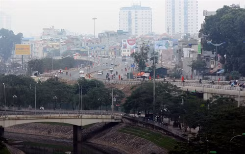 Một đoạn đường vành đai 2 đoạn Nhật Tân – Cầu Giấy