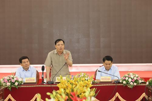 Phát biểu tại buổi làm việc, Giám đốc Sở Nông nghiệp và Phát triển nông thôn Hà Nội Chu Phú Mỹ cho biết, 6 tháng đầu năm 2019, giá trị sản xuất chăn nuôi chiếm gần 53% GDP trong sản xuất nông nghiệp toàn thành phố, là trung tâm cung cấp con giống cho các tỉnh lân cận. Chủ tịch Ủy ban Nhân dân thành phố Hà Nội Nguyễn Đức Chung cho biết: Thành phố Hà Nội từ năm 2016 đến nay đã chi 800 tỷ đồng thông qua Ngân hàng Chính sách xã hội cho các hộ vay làm kinh tế trên địa bàn thành phố, đặc biệt là các hộ nghèo và chương trình đàn bò BBB. Bộ trưởng Bộ Nông nghiệp và Phát triển nông thôn Nguyễn Xuân Cường cho rằng, Hà Nội và Thái Bình có triển vọng trở thành hạt nhân trong chăn nuôi đàn bò ở khu vực Đồng bằng sông Hồng, phát triển thương hiệu phục vụ thị trường trong nước và xuất khẩu...