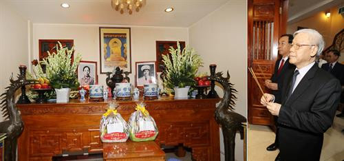 Tổng Bí thư Nguyễn Phú Trọng đến thắp hương tại Nhà tưởng niệm Đại tướng Nguyễn Chí Thanh, thành phố Hà Nội. Ảnh: Trí Dũng – TTXVN Tổng Bí thư Nguyễn Phú Trọng đến thắp hương tại Nhà tưởng niệm Đại tướng Nguyễn Chí Thanh, thành phố Hà Nội. Ảnh: Trí Dũng – TTXVN