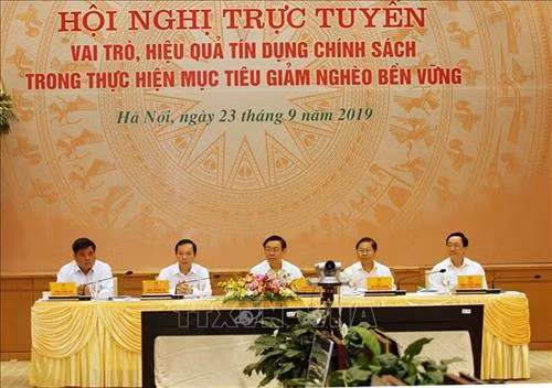 Phó Thủ tướng Chính phủ Vương Đình Huệ, Trưởng Ban Chỉ đạo dự và chủ trì hội nghị. Ảnh: Nguyễn Dân -TTXVN