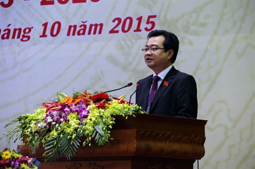 Đồng chí Nguyễn Thanh Nghị, Phó Bí thư Tỉnh ủy khóa IX, Phó Chủ tịch UBND tỉnh Kiên Giang, được bầu làm Bí thư Tỉnh ủy Kiên Giang khóa X. Ảnh: Lê Huy Hải- TTXVN. Đồng chí Nguyễn Thanh Nghị, Phó Bí thư Tỉnh ủy khóa IX, Phó Chủ tịch UBND tỉnh Kiên Giang, được bầu làm Bí thư Tỉnh ủy Kiên Giang khóa X. Ảnh: Lê Huy Hải- TTXVN.