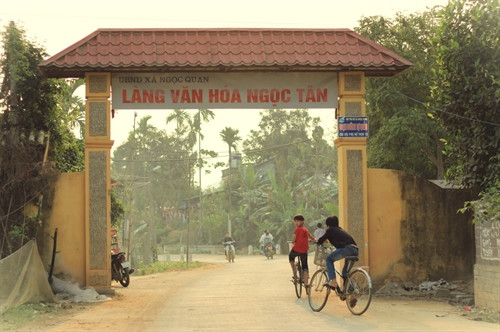 Ngọc Tân là một trong những địa phương đầu tiên của huyện Đoan Hùng triển khai xây dựng mô hình làng văn hóa