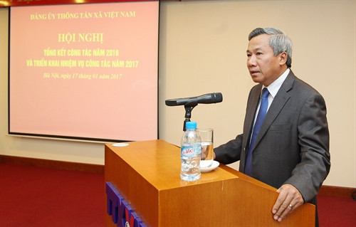 Đồng chí Trần Hồng Hà- Phó Bí thư Đảng ủy Khối các cơ quan trung ương phát biểu tại hội nghị.. Ảnh: Quốc Khánh- TTXVN