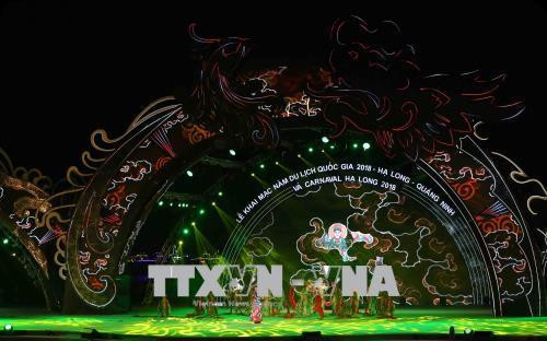 Chương trình nghệ thuật tại buổi lễ. Ảnh Thành Đạt – TTXVN