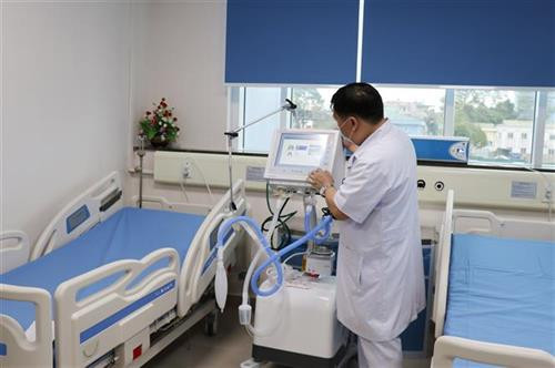 Phòng cách ly phục vụ bệnh nhân điều trị SARS-CoV-2 tại Bệnh viện Trung ương Thái Nguyên đã được chuẩn bị sẵn sàng ứng phó với dịch. Ảnh: Hoàng Nguyên - TTXVN Phòng cách ly phục vụ bệnh nhân điều trị SARS-CoV-2 tại Bệnh viện Trung ương Thái Nguyên đã được chuẩn bị sẵn sàng ứng phó với dịch. Ảnh: Hoàng Nguyên - TTXVN