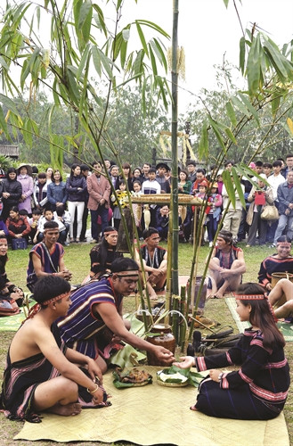 Trao vòng đính hôn cho cô dâu, chú rể Trao vòng đính hôn cho cô dâu, chú rể