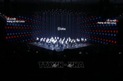 Quang cảnh Lễ ra mắt mạng xã hội Lotus. Ảnh: Minh Quyết - TTXVN Quang cảnh Lễ ra mắt mạng xã hội Lotus. Ảnh: Minh Quyết - TTXVN