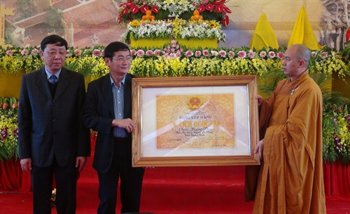 Ngày 9/12/2015, chùa Hoằng Phúc đã được Bộ trưởng Bộ Văn hóa - Thể thao - Duc lịch Hoàng Tuấn Anh ký quyết định xếp hạng là Di tích Quốc gia. Ngày 9/12/2015, chùa Hoằng Phúc đã được Bộ trưởng Bộ Văn hóa - Thể thao - Duc lịch Hoàng Tuấn Anh ký quyết định xếp hạng là Di tích Quốc gia.