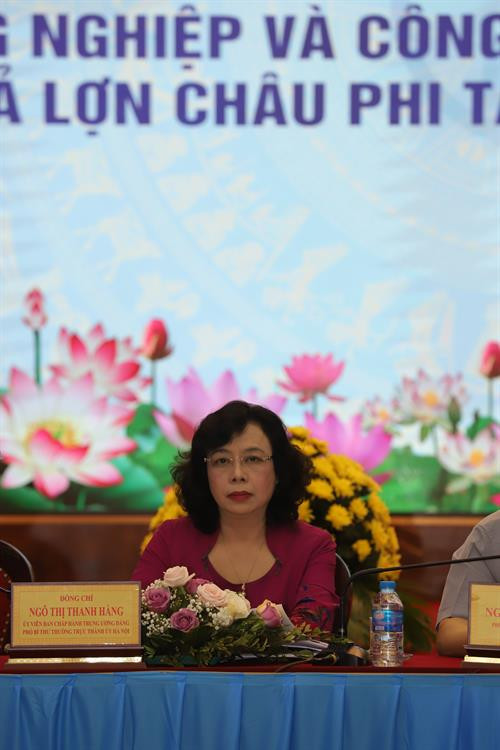 Phó Bí thư Thường trực Thành ủy Hà Nội Ngô Thị Thanh Hằng tại buổi làm việc với huyện Chương Mỹ. Phó Bí thư Thường trực Thành ủy Hà Nội Ngô Thị Thanh Hằng tại buổi làm việc với huyện Chương Mỹ.