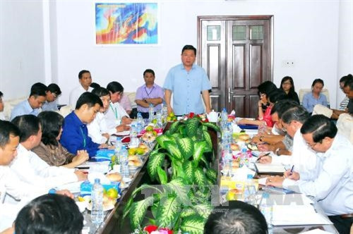 Bí thư Thành ủy Đinh La Thăng phát biểu tại buổi làm việc với Trường Đại học Y khoa Phạm Ngọc Thạch. Ảnh: Mạnh Linh-TTXVN Bí thư Thành ủy Đinh La Thăng phát biểu tại buổi làm việc với Trường Đại học Y khoa Phạm Ngọc Thạch. Ảnh: Mạnh Linh-TTXVN