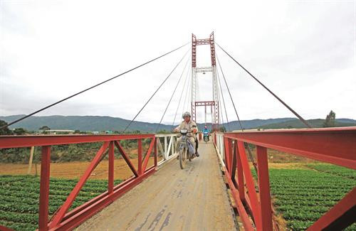 Đồng bào dân tộc ở thị trấn Đ’Ran, huyện Đơn Dương, thu hoạch quýt - một trong những đặc sản của địa phương này Nông dân huyện Đơn Dương đi tham quan, học hỏi kinh nghiệm trồng hoa công nghệ cao Những năm gần đây, chăn nuôi bò sữa đã mang lại lợi nhuận cao cho bà con nông dân trong huyện Người dân Đơn Dương tích cực hiến đất, đóng góp tiền của và sức lao động để xây dựng quê hương ngày càng phát triển Nhiều hộ nông dân trong huyện đã mạnh dạn đầu tư, áp dụng công nghệ cao, mang lại hiệu quả kinh tế, tạo nên phong trào ứng dụng công nghệ cao trong sản xuất nông nghiệp Công tác giáo dục ngày càng được chuẩn hoá giúp huyện Đơn Dương hoàn thành tiêu chí giáo dục trong xây dựng nông thôn mới Huyện Đơn Dương xây dựng nông thôn mới gắn với bảo tồn văn hóa dân tộc trên địa bàn