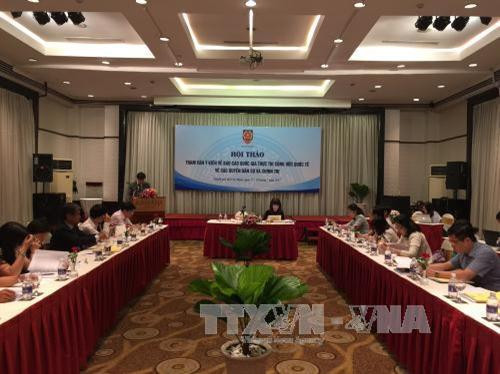 Quang cảnh Hội thảo - Ảnh: Thành Chung - TTXVN Quang cảnh Hội thảo - Ảnh: Thành Chung - TTXVN