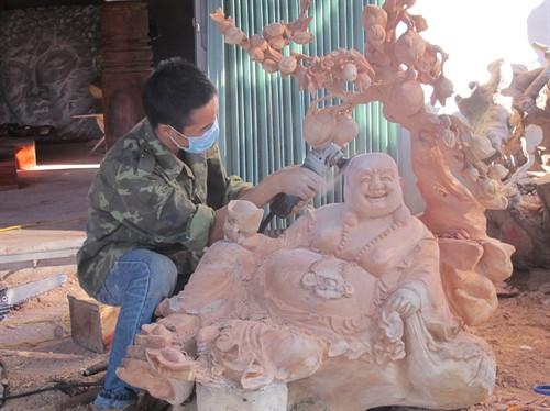 Xưởng điêu khắc Thanh Túc đã được nhiều khách hàng trong và ngoài tỉnh tìm đến và đặt hàng. Xưởng điêu khắc Thanh Túc đã được nhiều khách hàng trong và ngoài tỉnh tìm đến và đặt hàng.