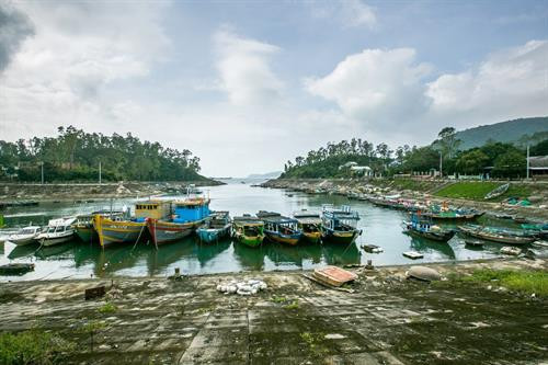 Một góc làng chài trên đảo Cù Lao Chàm. Ảnh: Trọng Đạt - TTXVN Một góc làng chài trên đảo Cù Lao Chàm. Ảnh: Trọng Đạt - TTXVN