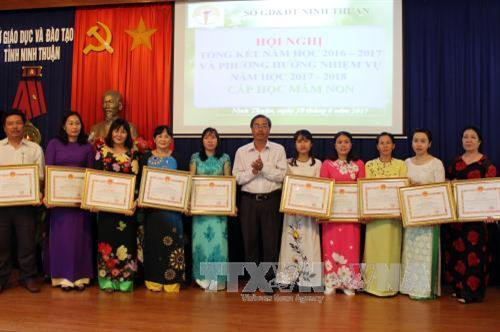 Ninh Thuận tập trung nâng cao chất lượng giáo dục mầm non cho trẻ 5 tuổi ảnh 1 Ninh Thuận tập trung nâng cao chất lượng giáo dục mầm non cho trẻ 5 tuổi ảnh 1