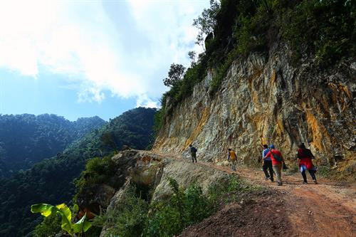Đường mới mở sẽ giúp cho cán bộ chiến sỹ và du khách thuận tiện trong việc tuần tra cũng như tham quan. Ảnh: Phan Tuấn Anh - TTXVN Đường mới mở sẽ giúp cho cán bộ chiến sỹ và du khách thuận tiện trong việc tuần tra cũng như tham quan. Ảnh: Phan Tuấn Anh - TTXVN
