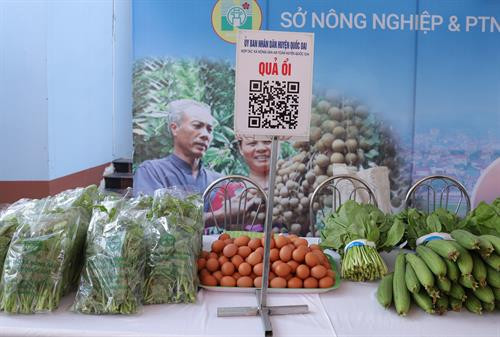 Một số sản phẩm nông sản có thương hiệu của huyện Quốc Oai (Hà Nội).