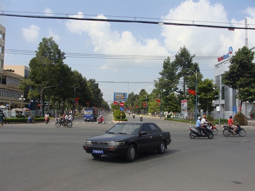 Bộ mặt thành phố Cao Lãnh (Đồng Tháp) ngày một khang trang, hiện đại