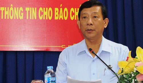 Giám đốc Sở Thông tin và Truyền thông tỉnh Long An Nguyễn Bá Luân phát biểu tại hội nghị tập huấn. Nguồn: Báo Long An online