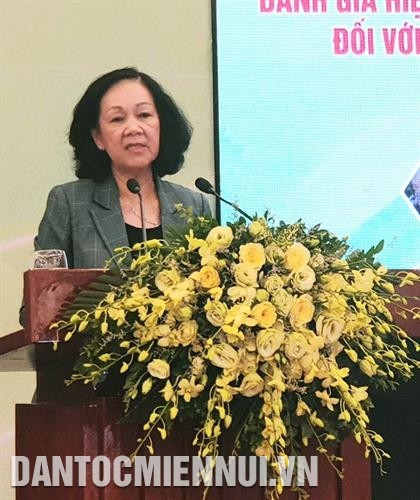 Đồng chí Trương Thị Mai, Ủy viên Bộ Chính trị, Bí thư Trung ương Đảng, Trưởng Ban Dân vận Trung ương phát biểu chỉ đạo Hội thảo. Ảnh: Hoàng Hải Đồng chí Trương Thị Mai, Ủy viên Bộ Chính trị, Bí thư Trung ương Đảng, Trưởng Ban Dân vận Trung ương phát biểu chỉ đạo Hội thảo. Ảnh: Hoàng Hải