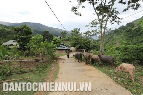 Huyện Nậm Nhùn đặc biệt quan tâm đầu tư cơ sở hạ tầng để người Mảng yên tâm phát triển sản xuất, ổn định cuộc sống. Ảnh: An Thành Đạt