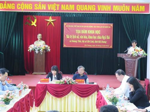 Quang cảnh Tọa đàm khoa học. Ảnh: Mạnh Minh - TTXVN Quang cảnh Tọa đàm khoa học. Ảnh: Mạnh Minh - TTXVN
