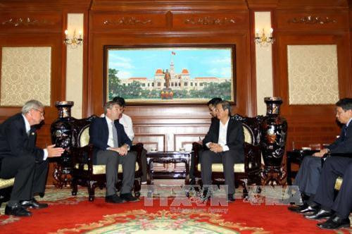 Quang cảnh buổi tiếp. Ảnh: Thanh Vũ - TTXVN