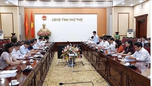 Toàn cảnh buổi làm việc. Ảnh: Trung Kiên – TTXVN