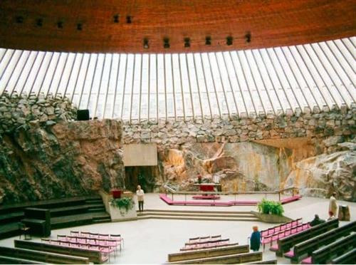 Nhà thờ Temppeliaukion. Ảnh: Pertsaboy/Wikipedia/CC BY-SA 3.0