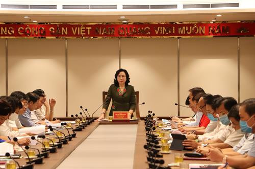 Phó Bí thư Thường trực Thành ủy Hà Nội Ngô Thị Thanh Hằng yêu cầu: Phải tăng tốc thực hiện Chương trình 02-CTr/TU của Thành ủy Hà Nội, bám sát để thực hiện các mục tiêu mà Hà Nội đã đề ra như: tăng trưởng ngành nông nghiệp năm 2020 đạt trên 4%; có 700 sản phẩm OCOP mới được đăng ký…