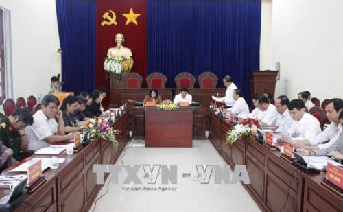 Quang cảnh buổi làm việc. Ảnh: Hoài Nam – TTXVN Quang cảnh buổi làm việc. Ảnh: Hoài Nam – TTXVN