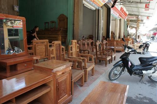 Hữu Bằng, Làng nghề Nội thất. Ảnh: nguồn Internet