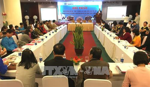 Quang cảnh Hội thảo. Ảnh: Mai Trang-TTXVN Quang cảnh Hội thảo. Ảnh: Mai Trang-TTXVN